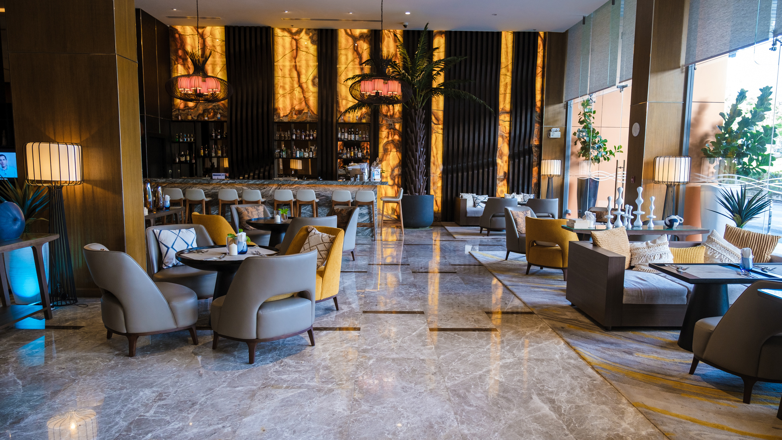 Courtyard Marriott hotel Pattaya Thailand, Classic modern Lobby of hotel